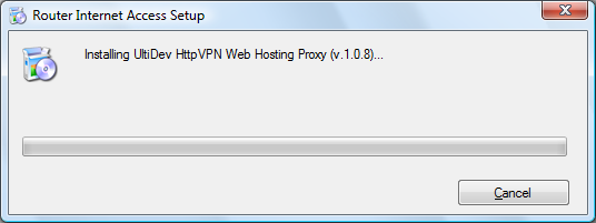 Setup boostrapper installs HttpVPN Proxy