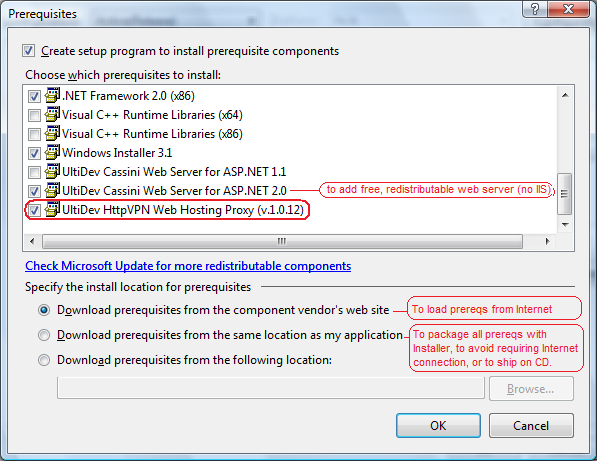 Setup project prerequisites